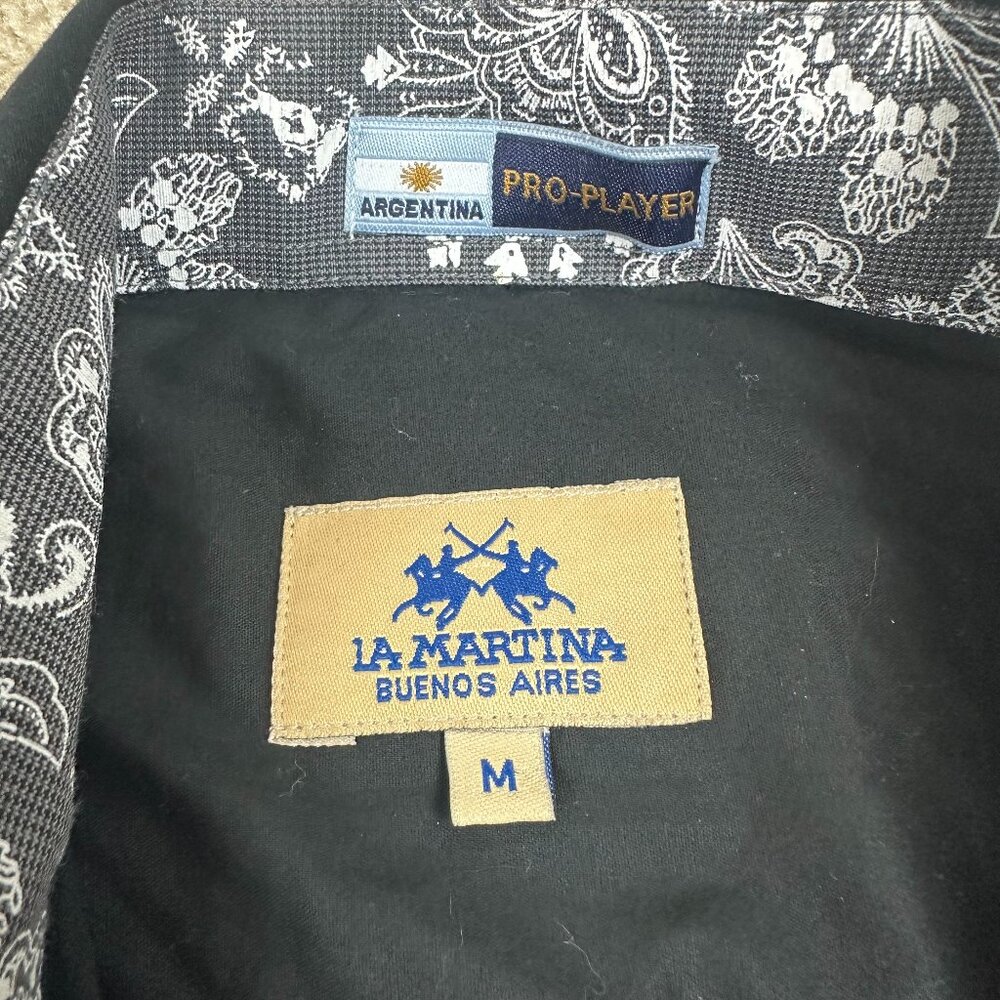 La Martina Polo Team Button shirt embroidered pony Argentina‎ - Picture 3 of 16